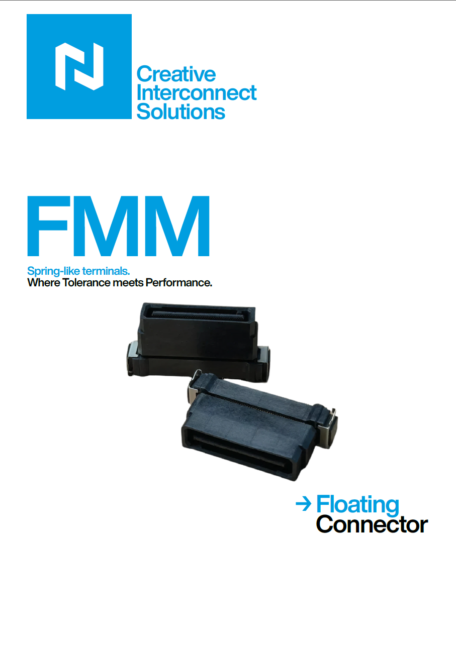 FMM spring-like terminals floating connector